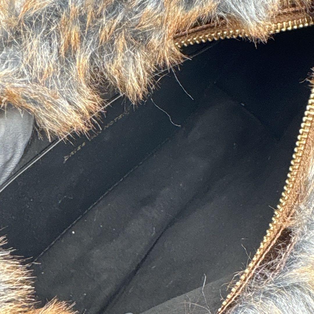 新品タグ付 ドリスヴァンノッテン ファー バッグ 巾着 ポーチ