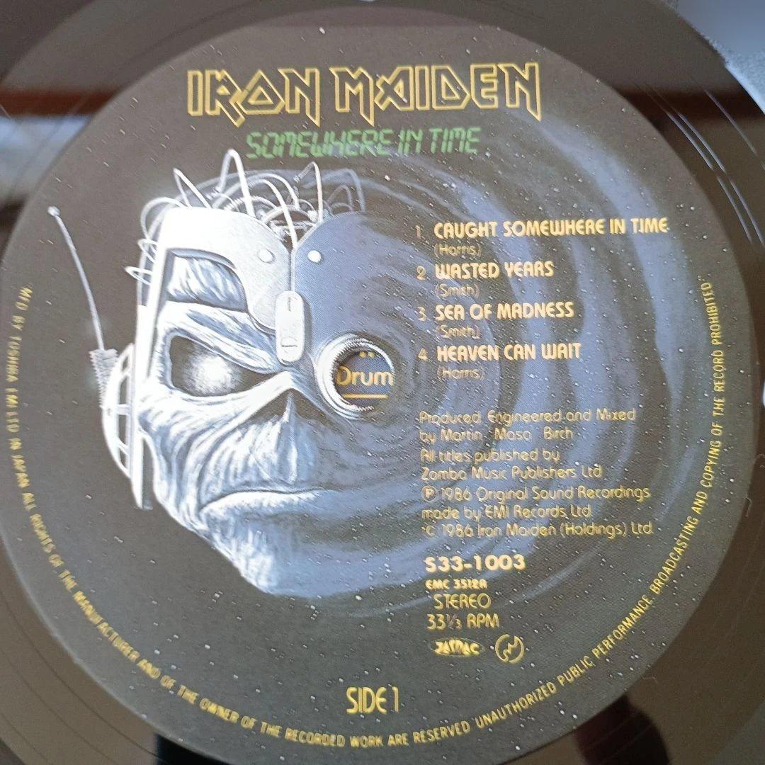 IRON MAIDEN 国内盤LP Somewhere in Time