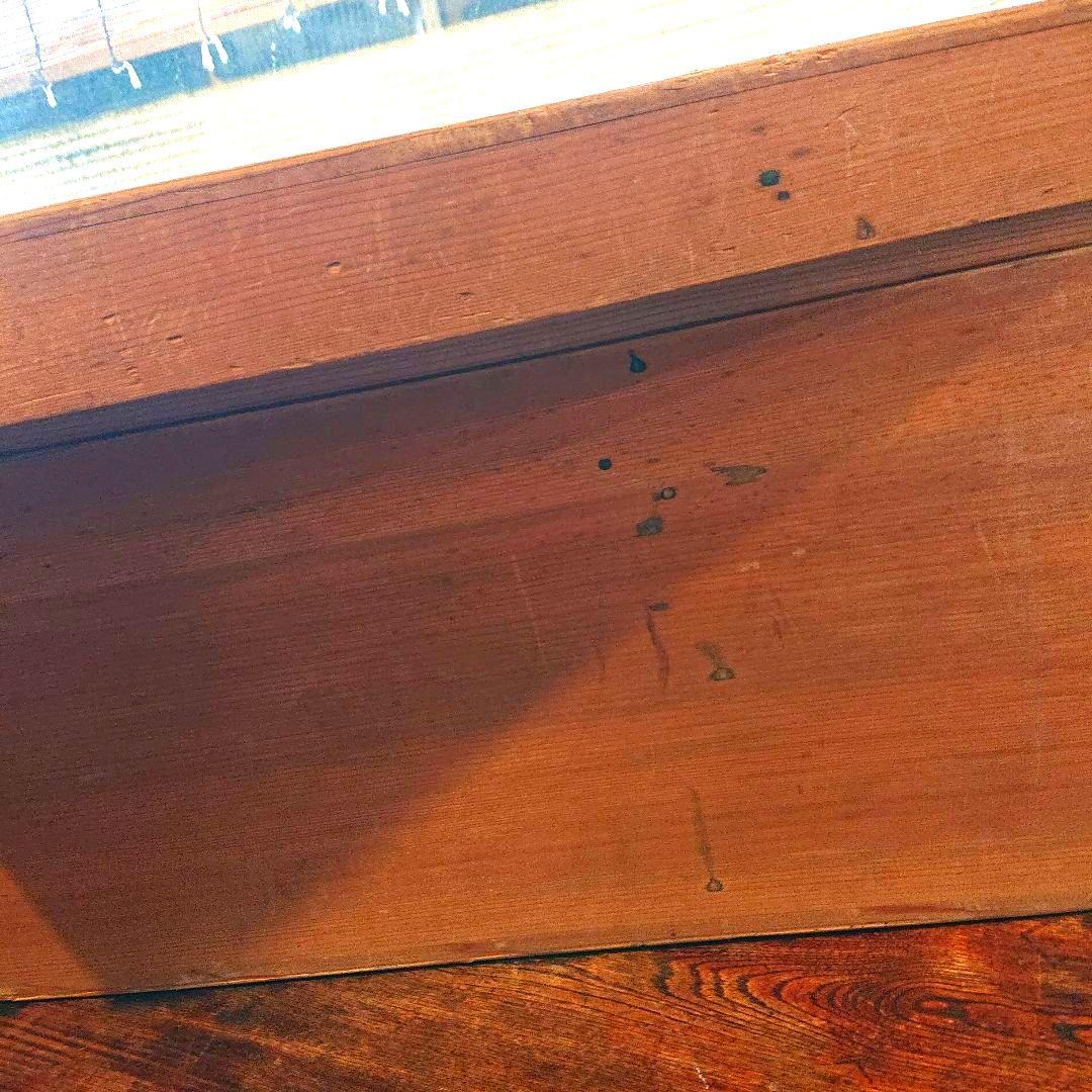 今月中の値下げです！骨董 総檜 軸箱