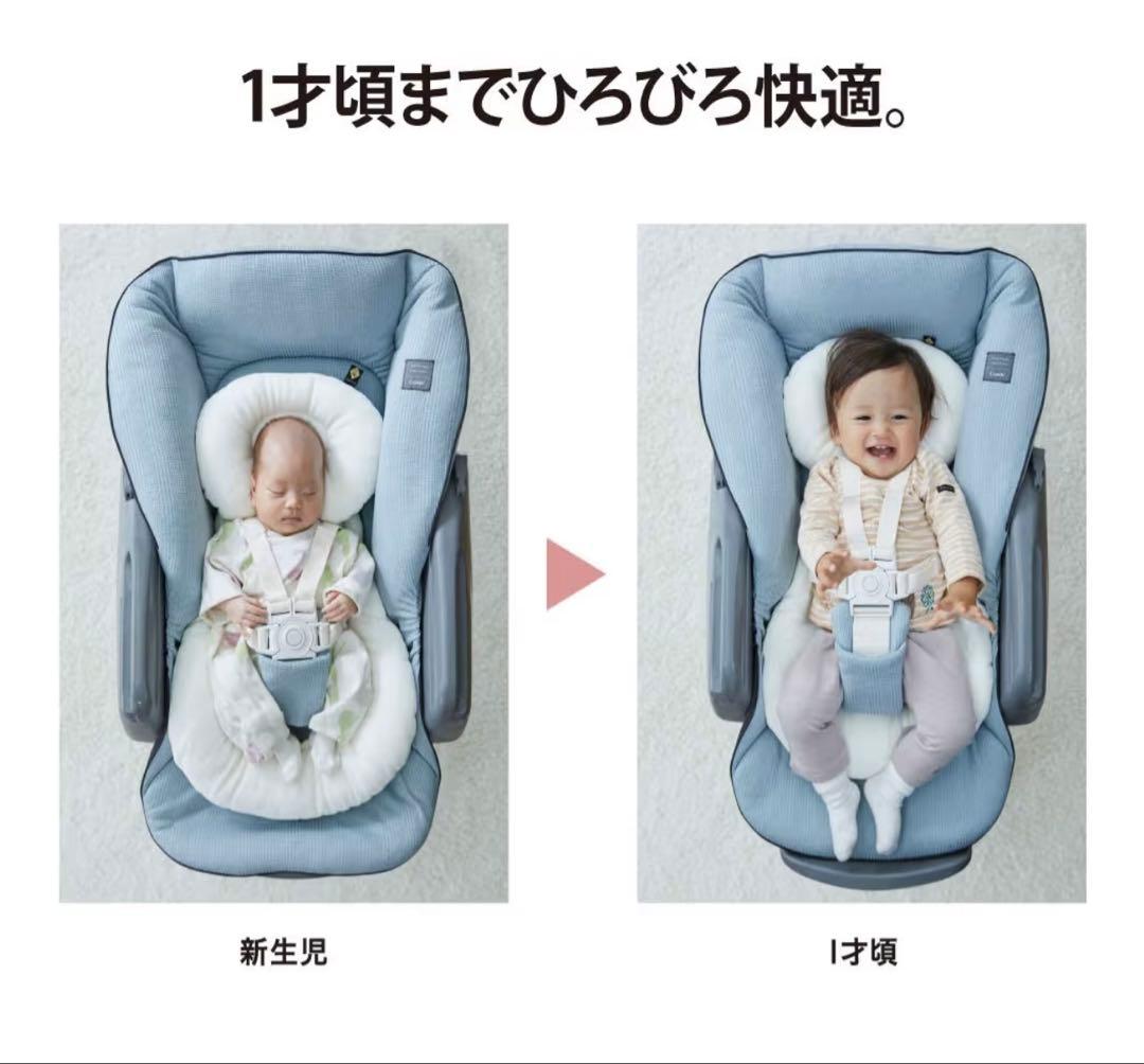 COMBI コンビ 電動ハイローチェア ホワイトレーベル ネム　ミンティーブルー