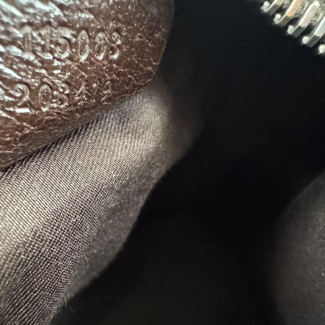 希少 グッチ ワンショルダーバッグ ハンドバッグ GGキャンバス レザー