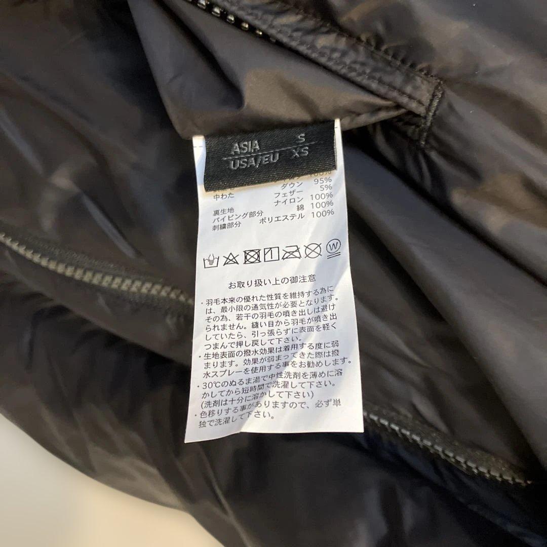 TAION◆beams lights別注ベドジャン ダウンジャケット/S/BLK