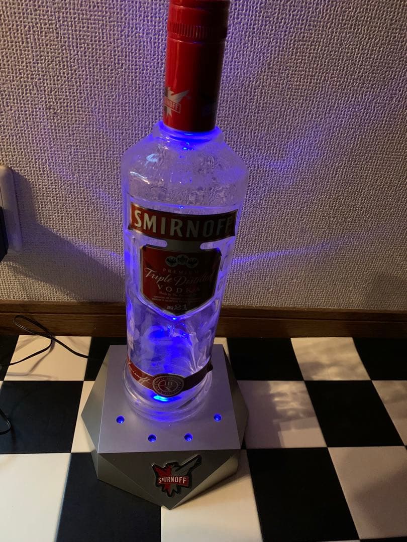 送料無料☆スミノフ　LED照明　ディスプレイ　非売品　電飾サイン ライト