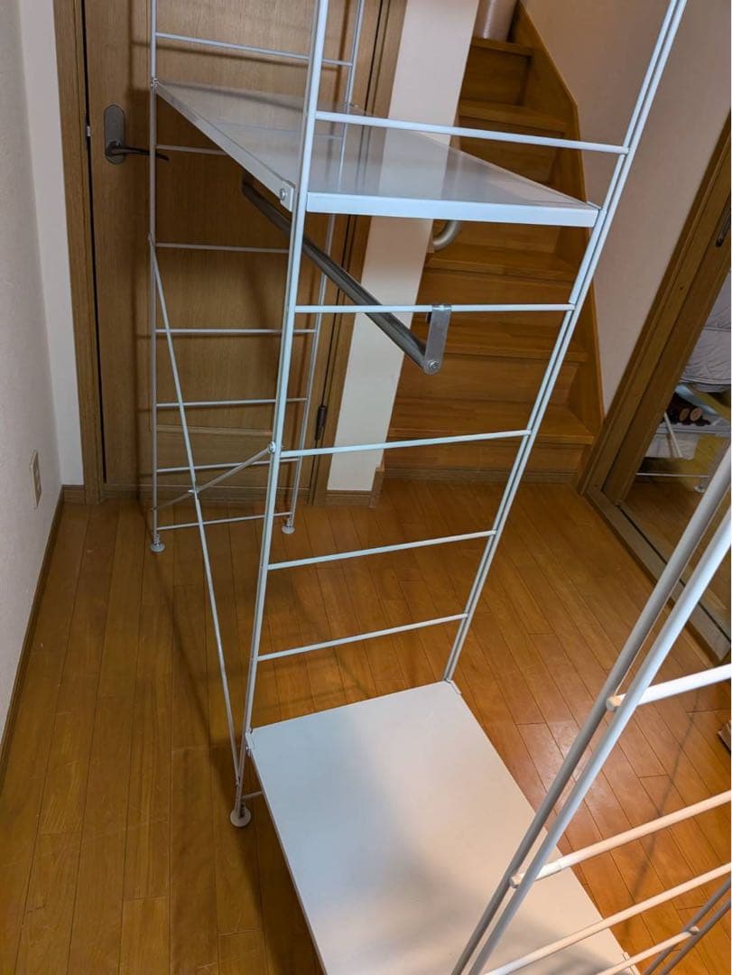 ■送料込■無印良品 ステンレスユニットシェルフ 棚 アイアン家具 収納