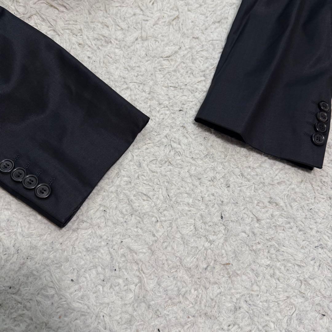 XLサイズ相当 ヒューゴボス　スーツ　セットアップ　光沢　ウール　50サイズ