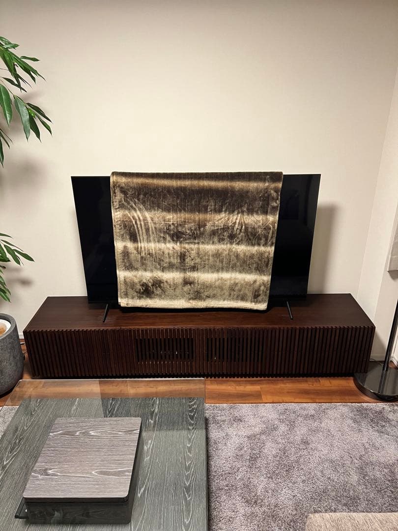 アルモニア LUSSY テレビボード　ブラウン 180cm