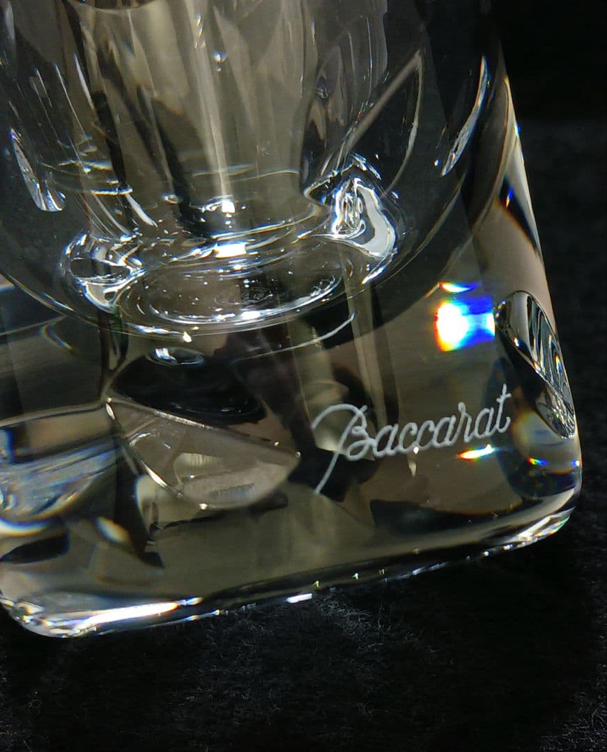 Y2437-1 バカラ オルグ グレイン フラワーベース 花器 箱付