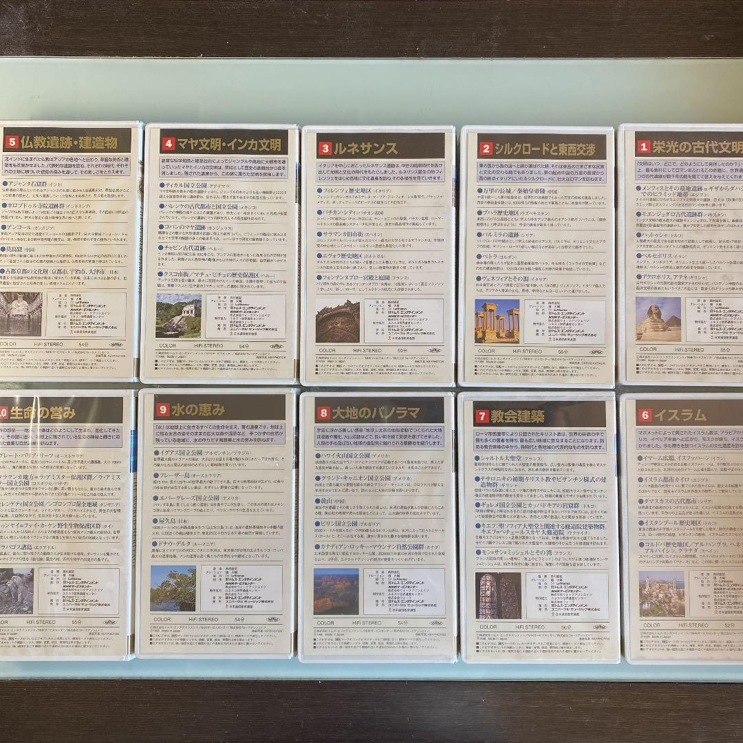 一部未開封　VHSビデオ　ユネスコ世界遺産　THE WORLD HERITAGE