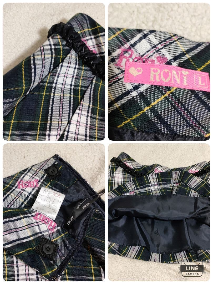 RONI 　セットアップ　卒服　スーツ スカートセット　黒　XL　5点セット