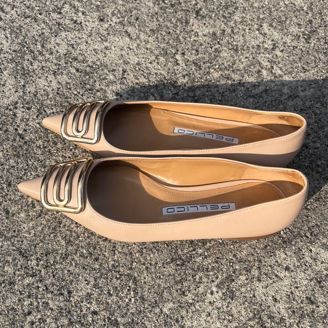PELLICO CUORE デュエアネッリ パンプス　ベージュ　36
