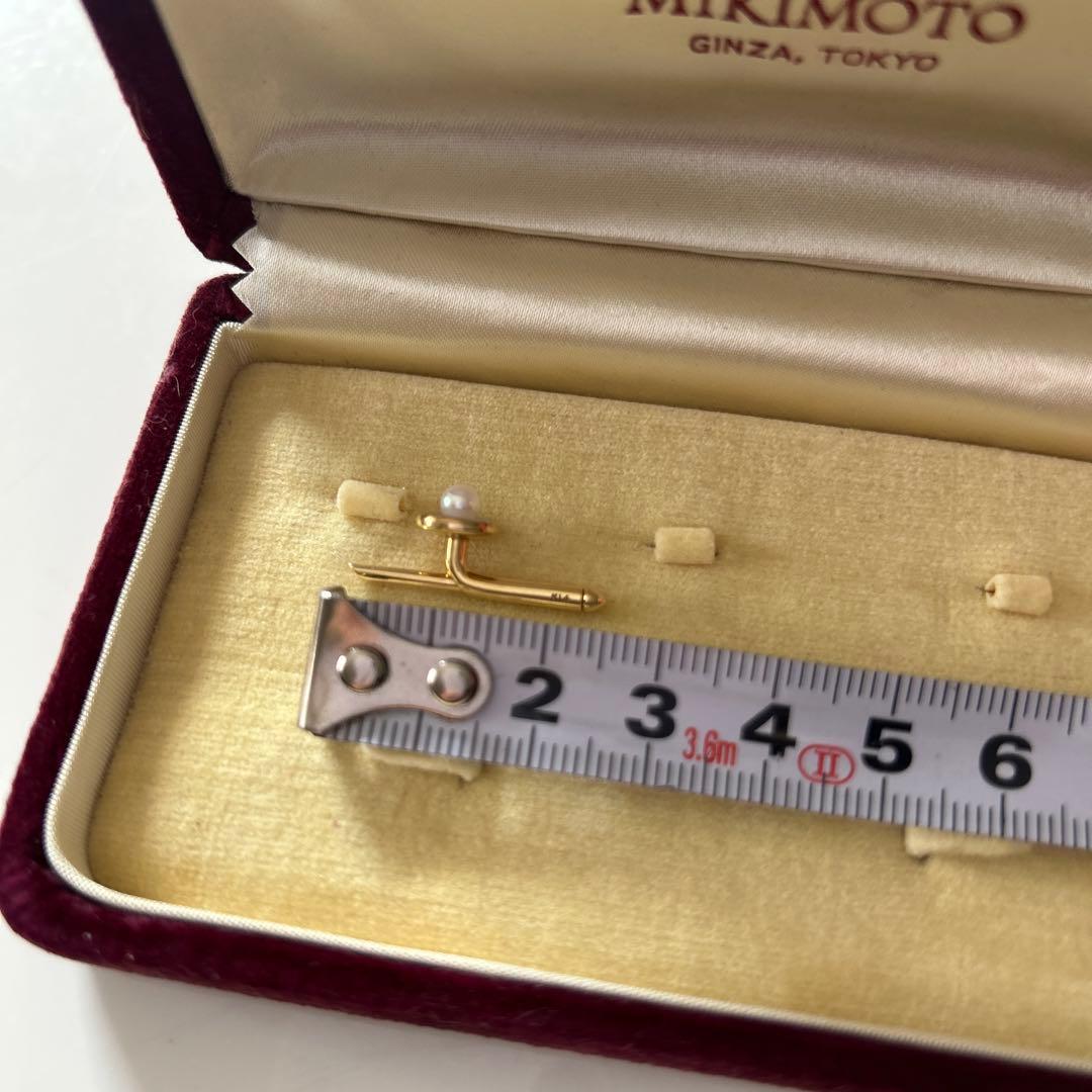 K14 陽刻 MIKIMOTO彫金 白蝶貝 真珠 カフス シェル パール 御木本