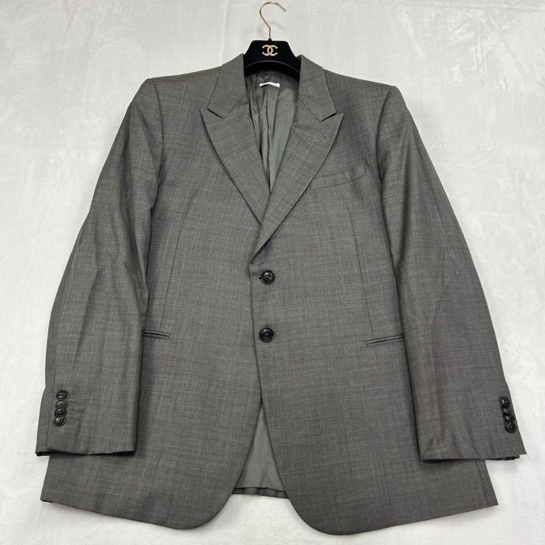 H70 3XL ジョルジオアルマーニ イタリア製 スーツ上下 グレー メンズ