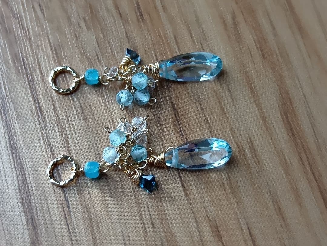 591/14kgf高品質ラブラド♡とピンクアメジストのチャーム