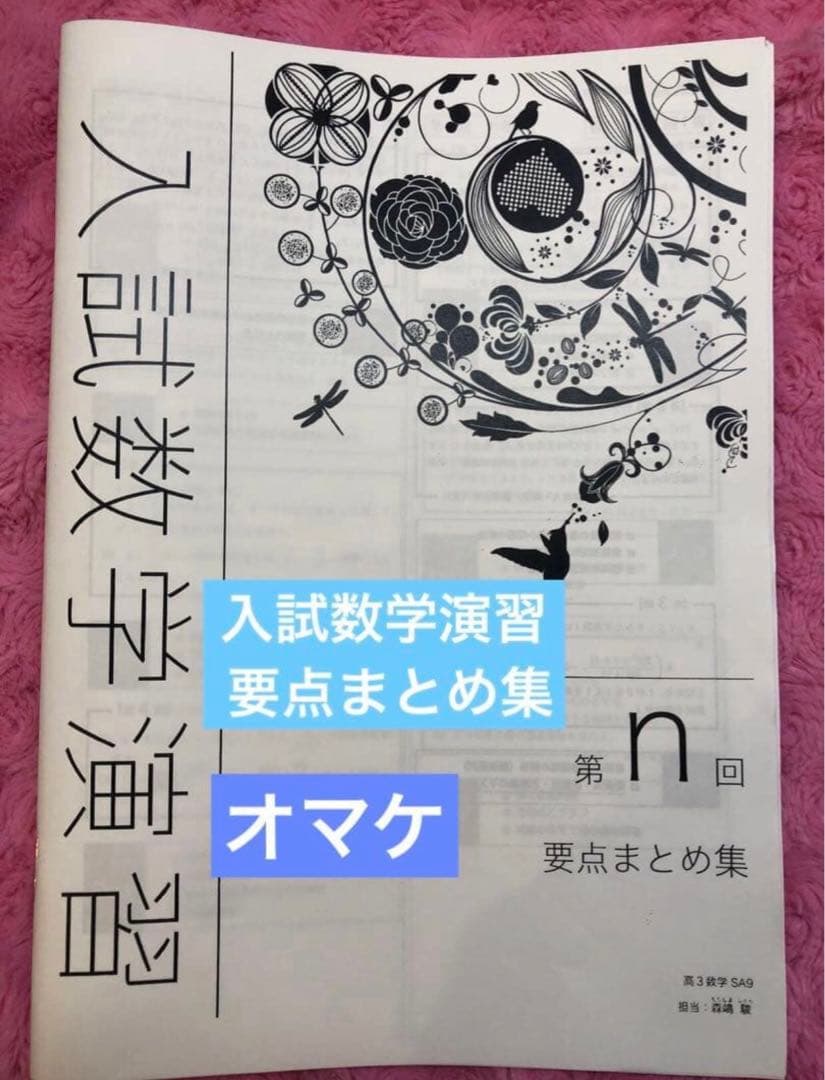 【オマケ付】鉄緑会　高3 入試数学演習 (理系)38回フルセットとポイント一覧
