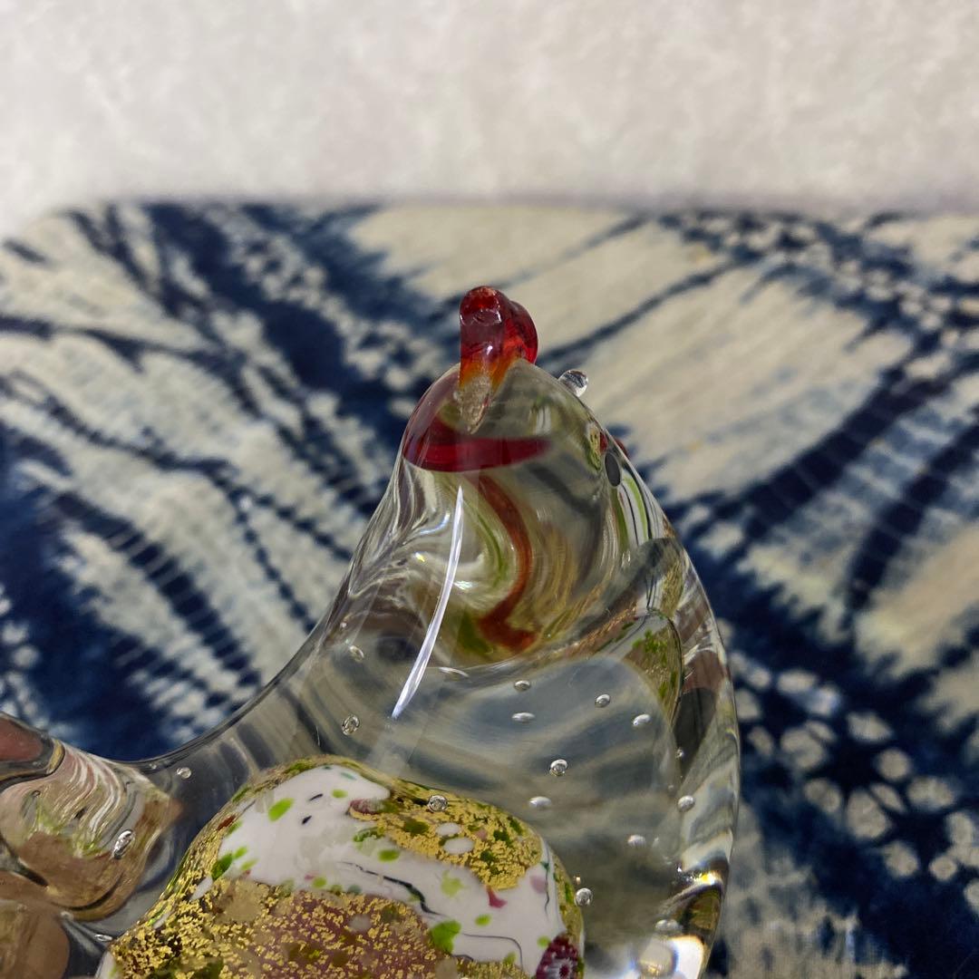 黒木国昭　硝子　鶏　欠け有り