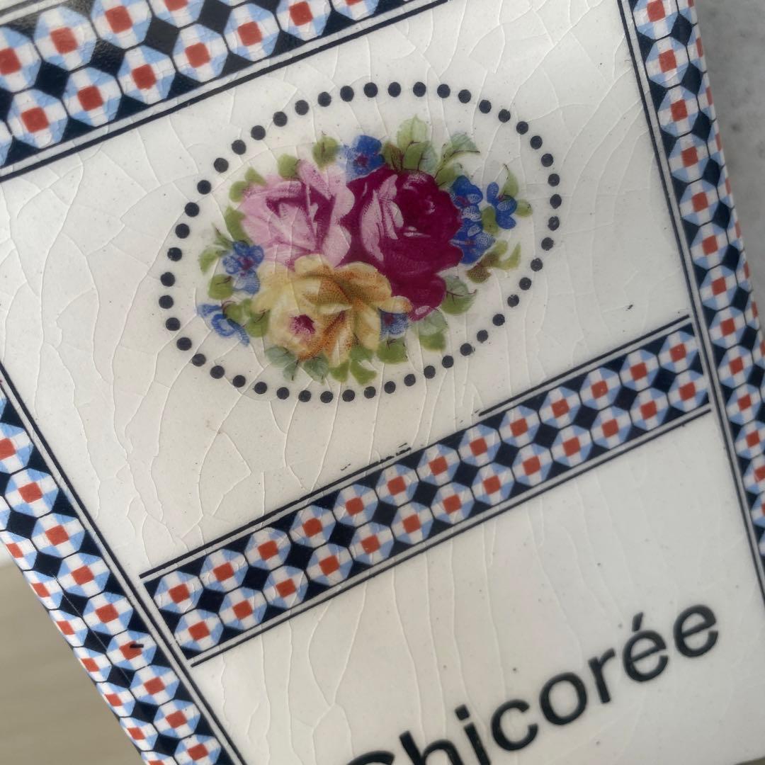 フランス　アンティーク　キャニスター　2個セット