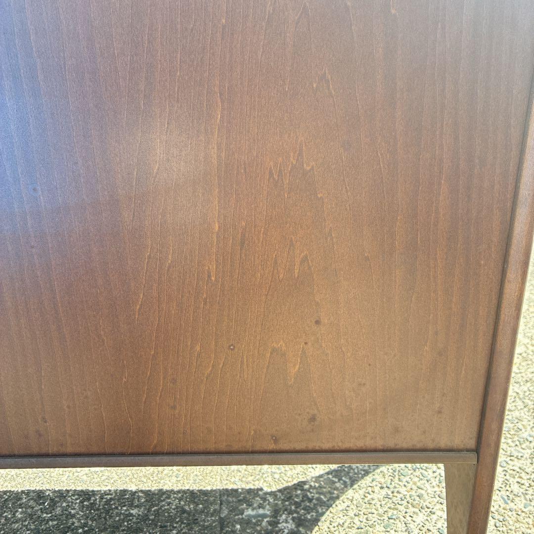 カリモク 木製 電話台 昭和レトロ オールド コロニアル 希少 ラック 天然木