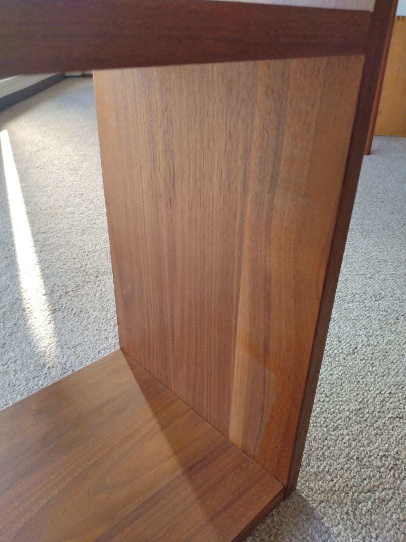 【訳あり良品】MUJI無印 スタッキングシェルフ3×2/ウォルナット材/ラック棚