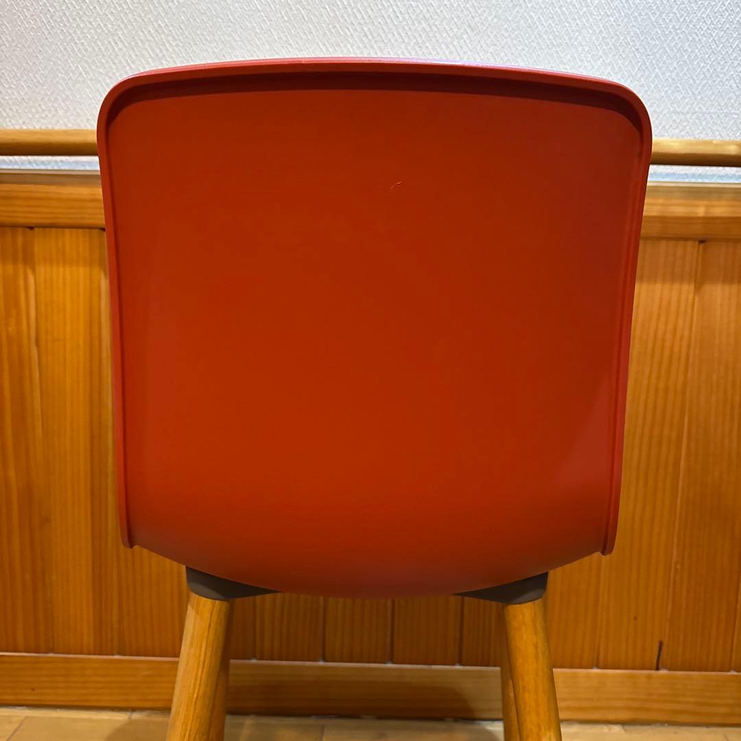Vitra ヴィトラ HAL Wood チェア レッド　引取りお値引5,000円