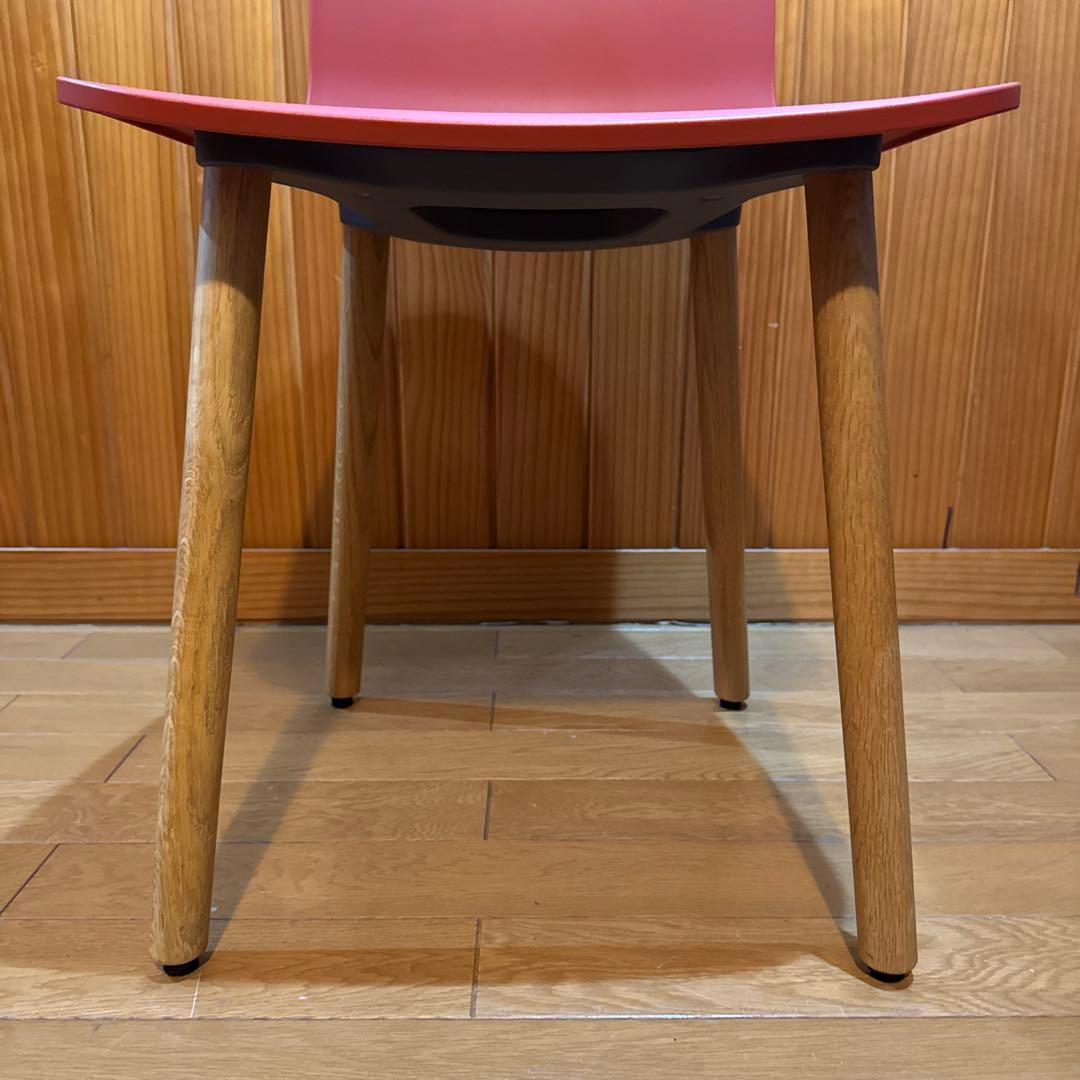 Vitra ヴィトラ HAL Wood チェア レッド　引取りお値引5,000円