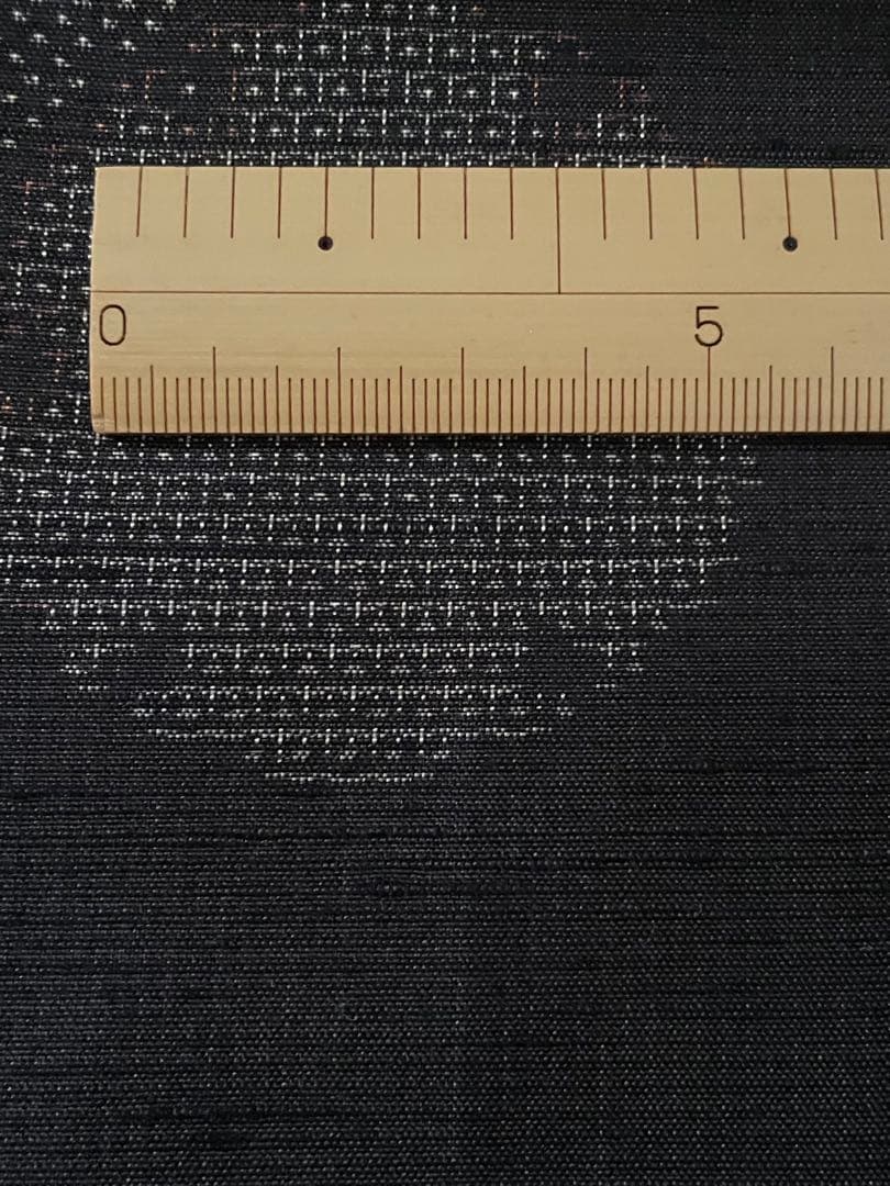 シクラメン様リクエストしつけ付き 雪輪飛び柄小紋 100亀甲絣十日町紬と洒落袋帯