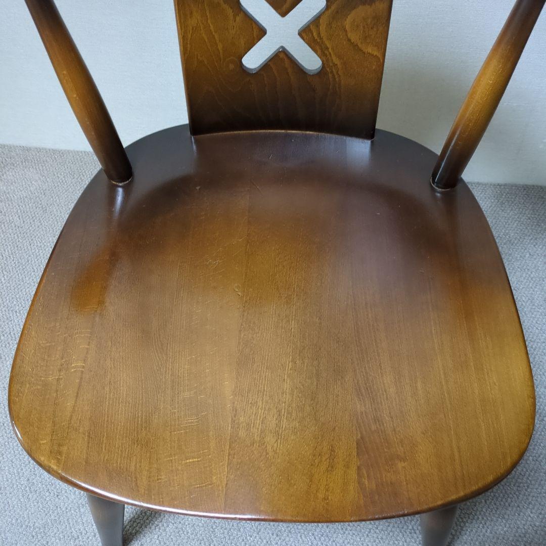 ブラウン 木製 ダイニングチェア