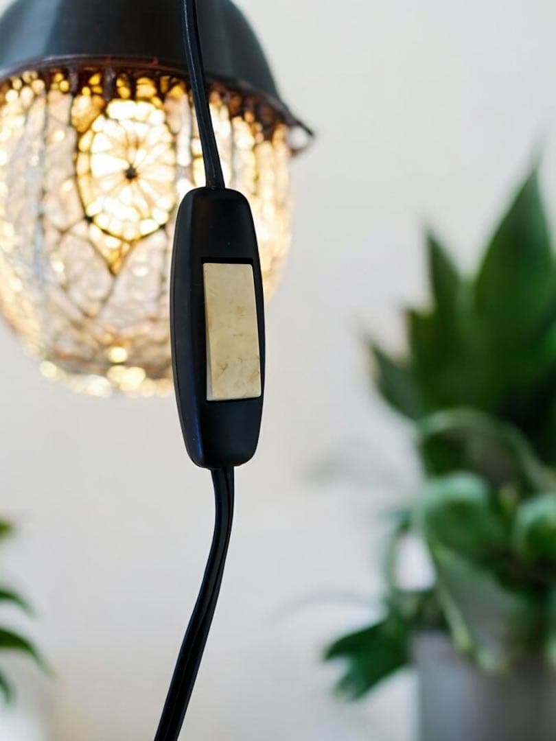 タッセル付 ヴィンテージ 大きめ フロアーランプ テーブルランプ