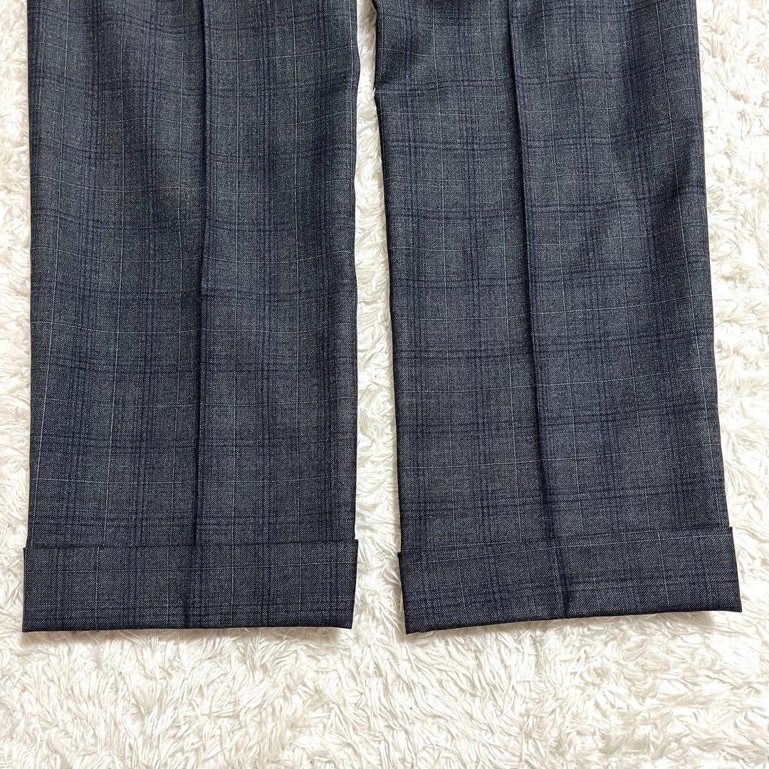 ✨美品✨EDIFICE ロロピアーナ ビジネススーツ チェック柄 Lサイズ相当