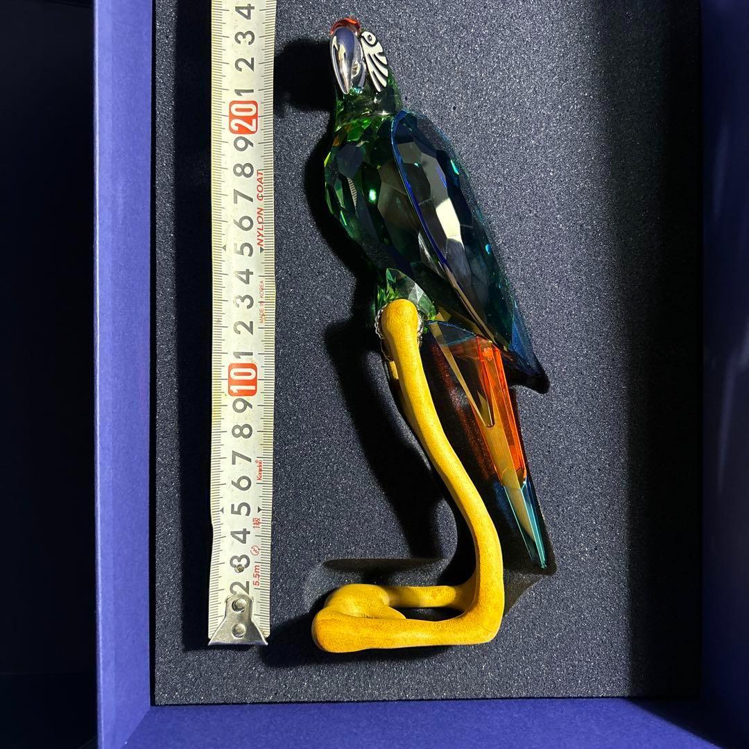 スワロフスキー コンゴウインコ 鳥 オウム