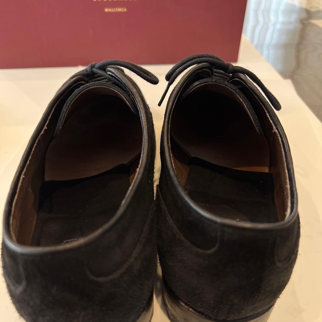 【近日削除】CARMINA Uチップダービー（カーフスエード フォレスト）