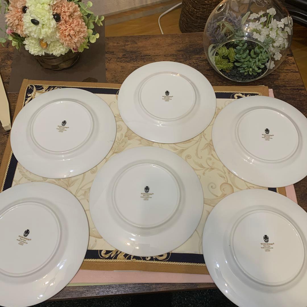 ウェッジウッド アスコット　17.5cm ケーキプレート　6枚
