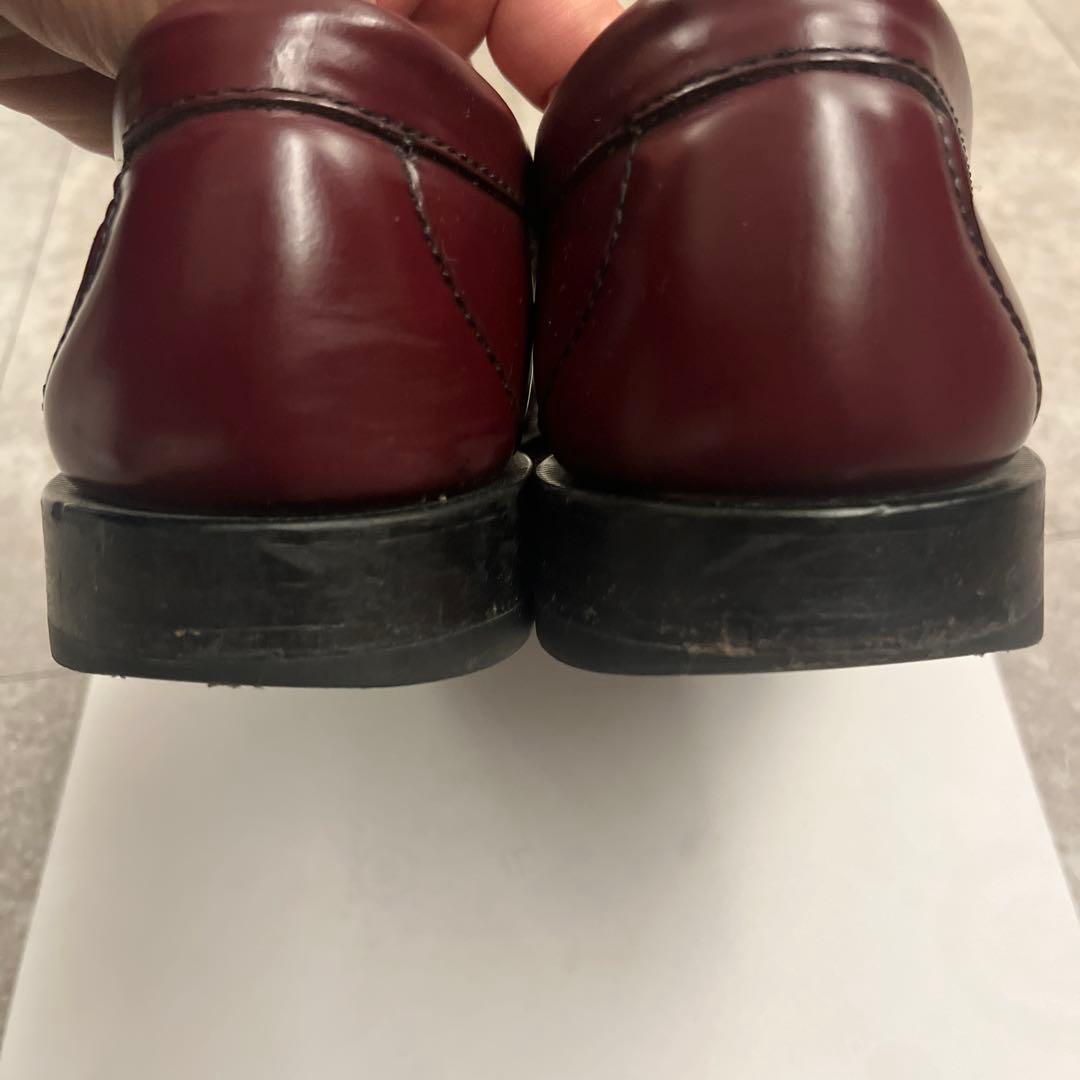 ジーエイチバス　ローファー　バーガンディ　7 1/2