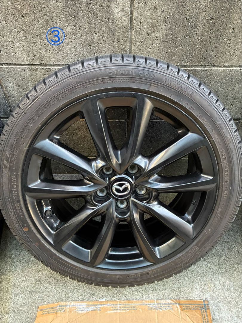 マツダ３ 純正ホイール　タイヤDUNLOP　WINTER　MAXX03