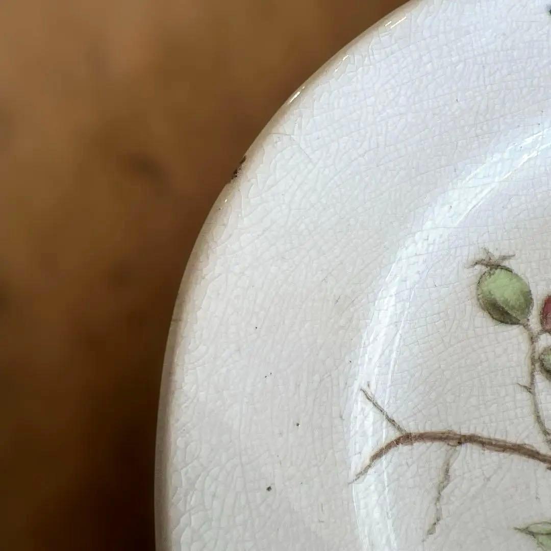 希少アンティーク　ジョン・モードロック・ロビン・プレート1800年代後半