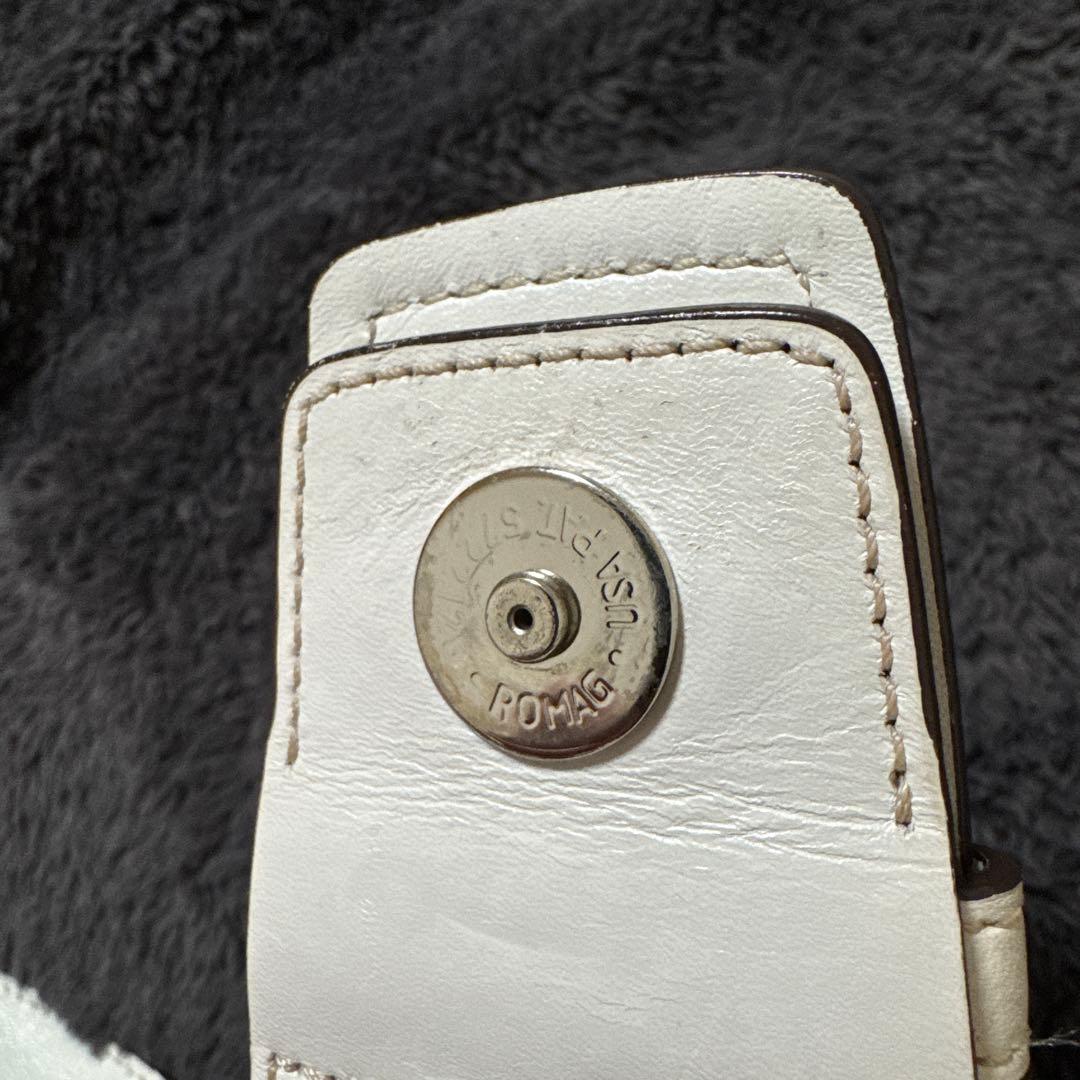 【美品】COACH ソーホー ミニシグネチャー フラップ ワンショルダーバッグ