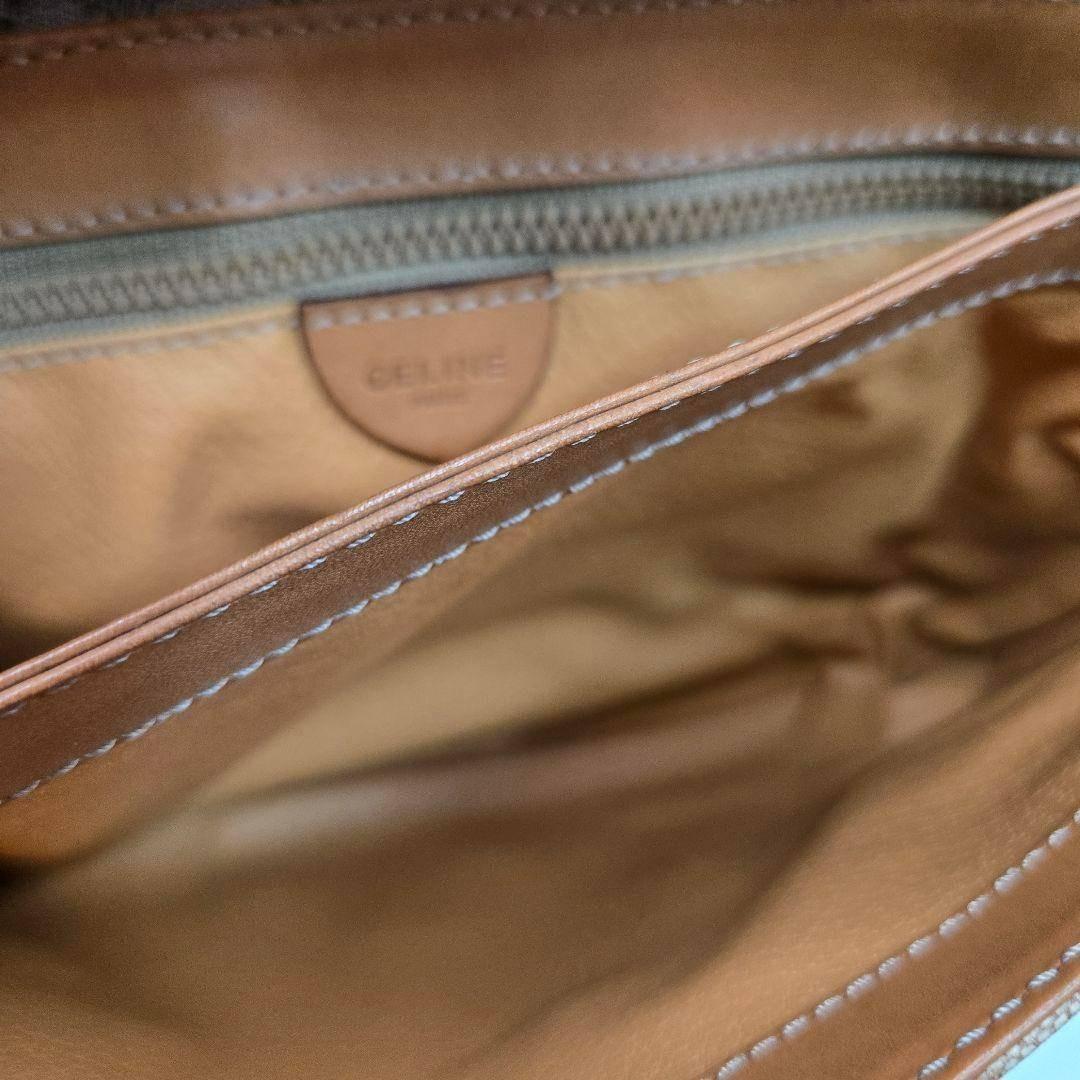 美品 CELINE ショルダーバッグ アコーディオン マカダム柄 トリオンフ