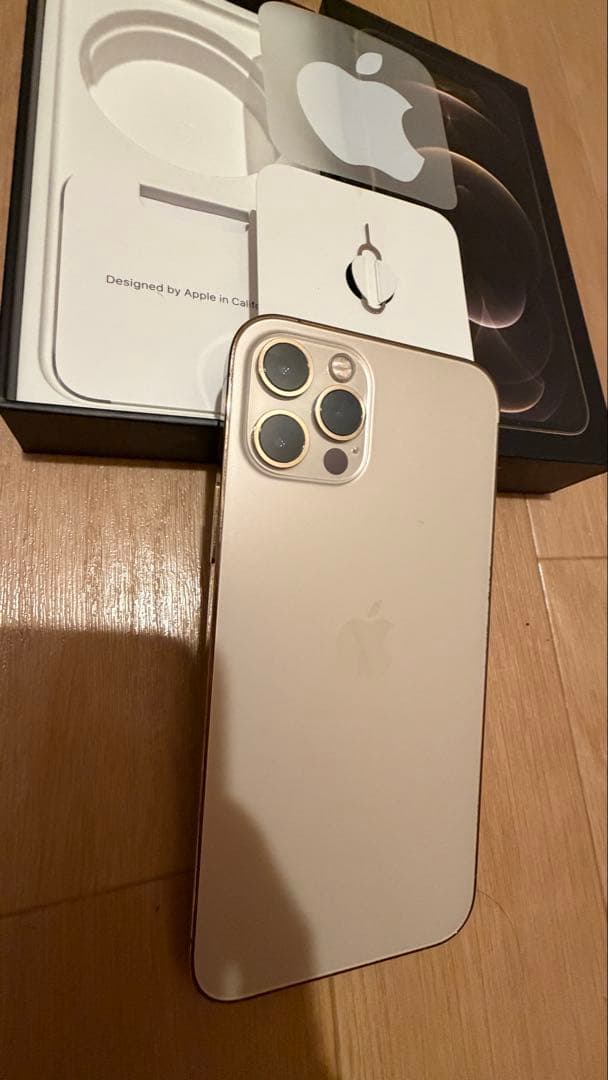 【美品】Apple iPhone12Pro ゴールド 256GB SIMフリー