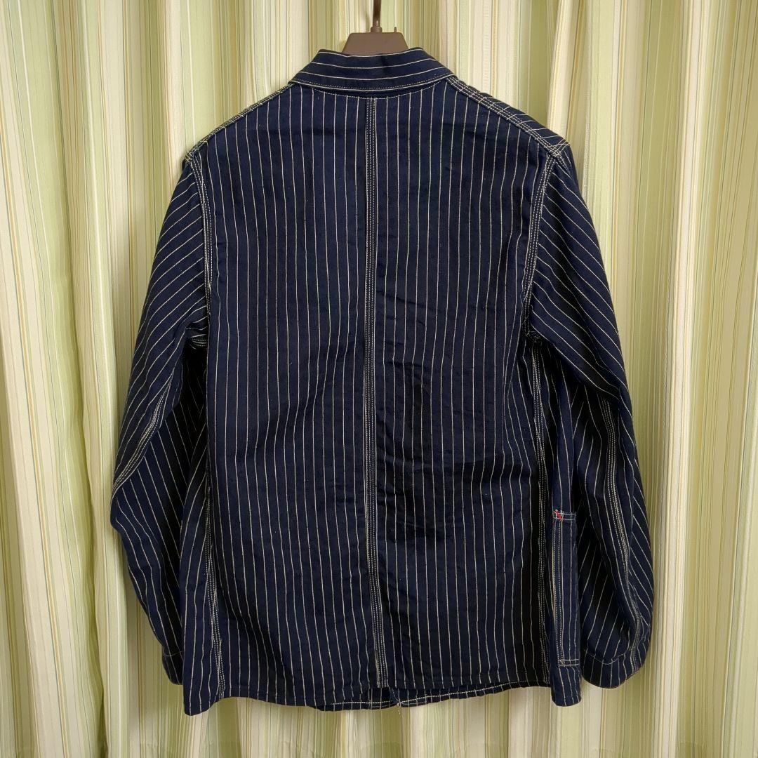 E*o様 未洗い 40 ウエアハウス ストライプカバーオール WAREHOUSE