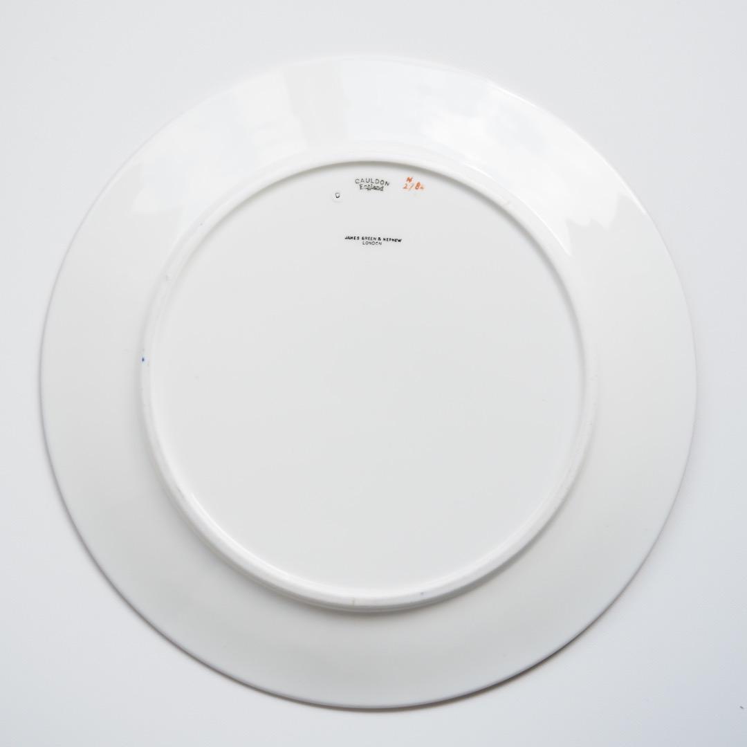 コウルドン 藍地金彩 プレート 径258mm / N83D Cauldon