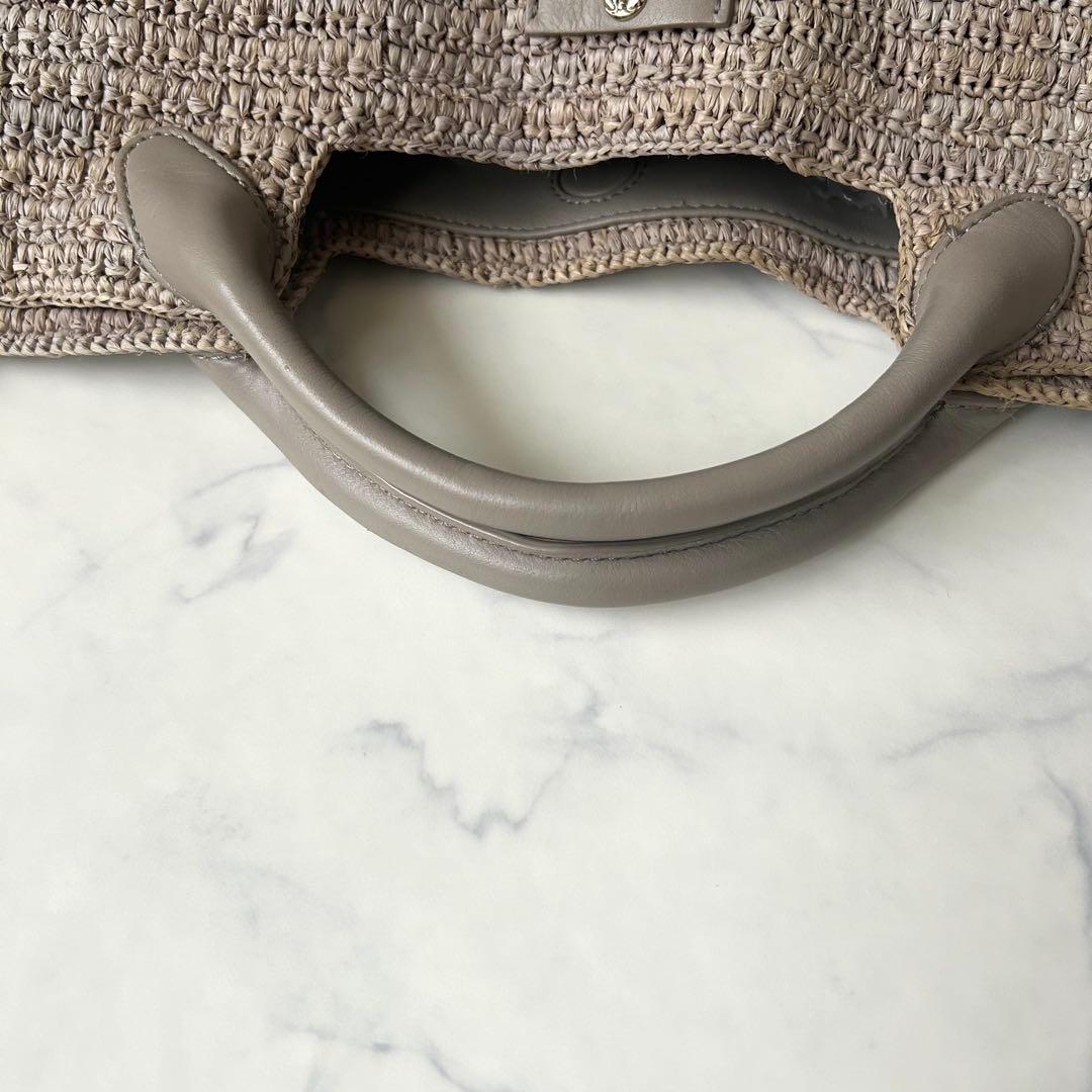 極美品✨ヘレンカミンスキー ラフィア トートバッグ CassiaS ショルダー付