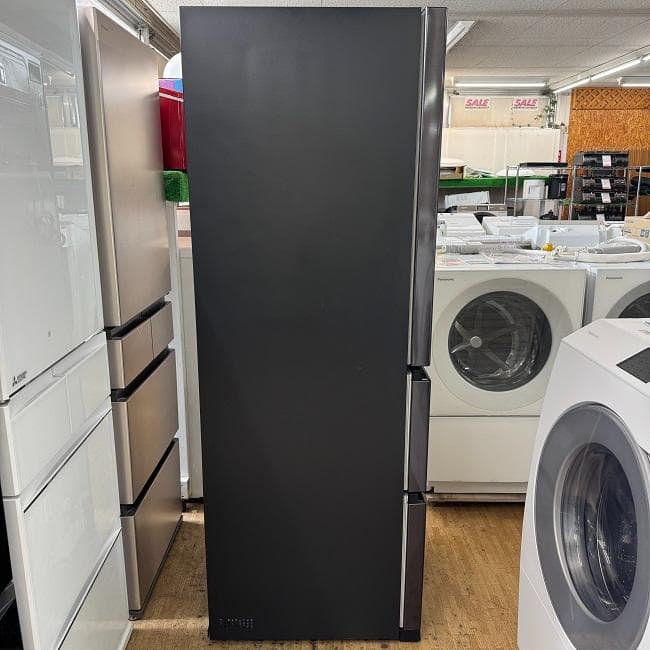 地域限定送料無料　美品【 HITACHI 】日立 冷凍冷蔵庫 R-V38SV