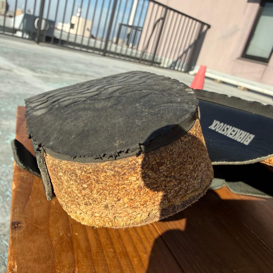 41 ボストン ビルケンシュトック 黒 スムースレザー