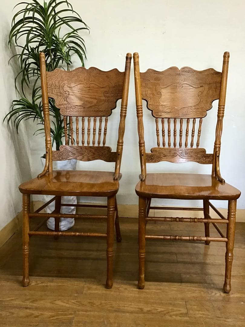 トモダン☆管845☆シンリー☆shin lee☆手彫彫刻☆ダイニングチェア