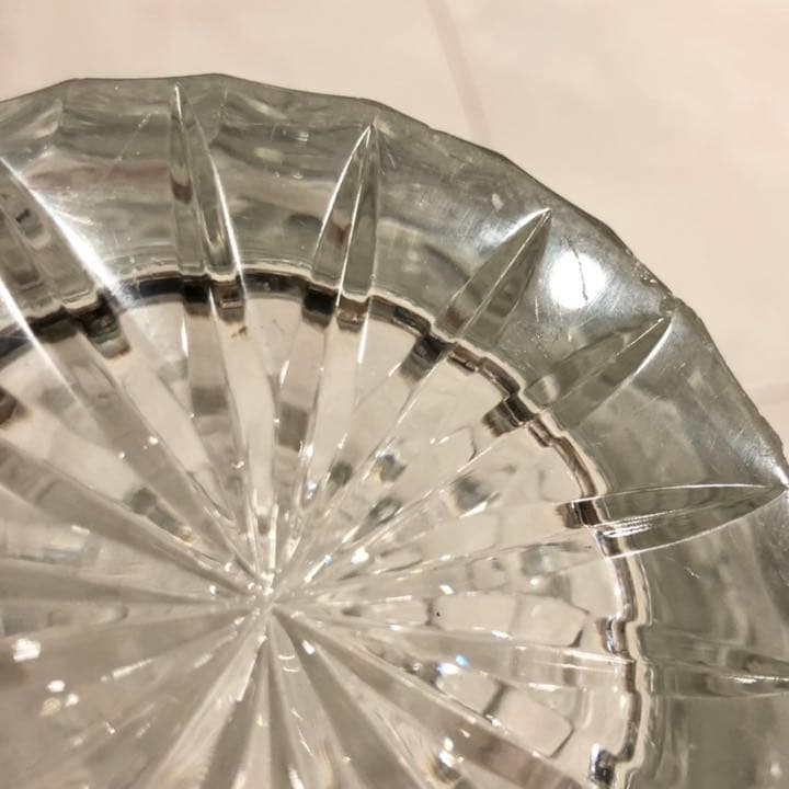 #33 ボヘミア　ガラス　花瓶　Bohemia ハンドカット　クリスタル　ガラス