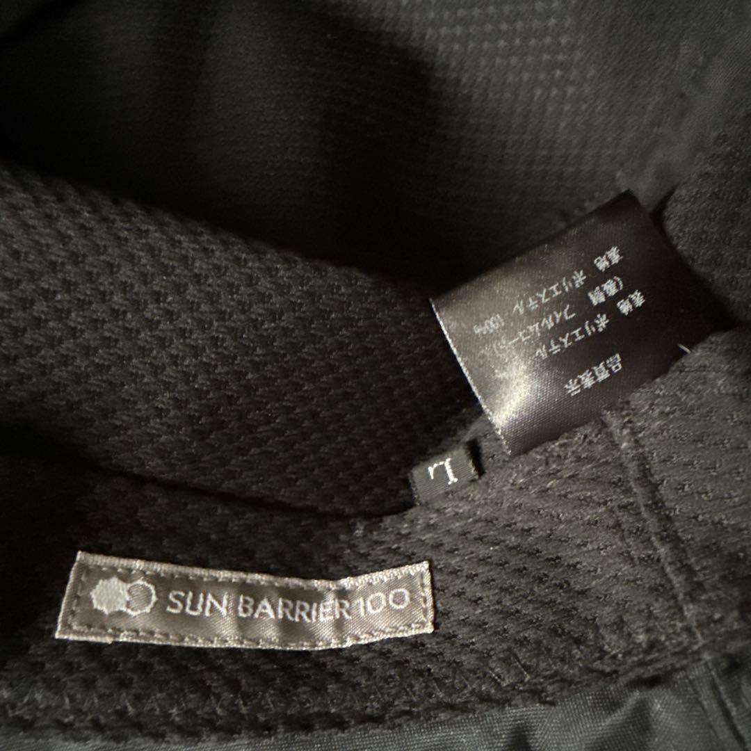 サンバリア100 トラベルハット黒 Lサイズ