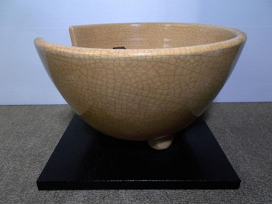 茶道具 南部三厳堂霰鉄瓶 アラレ鉄瓶 薩摩枇杷色 風炉型野々田電熱器 動作品