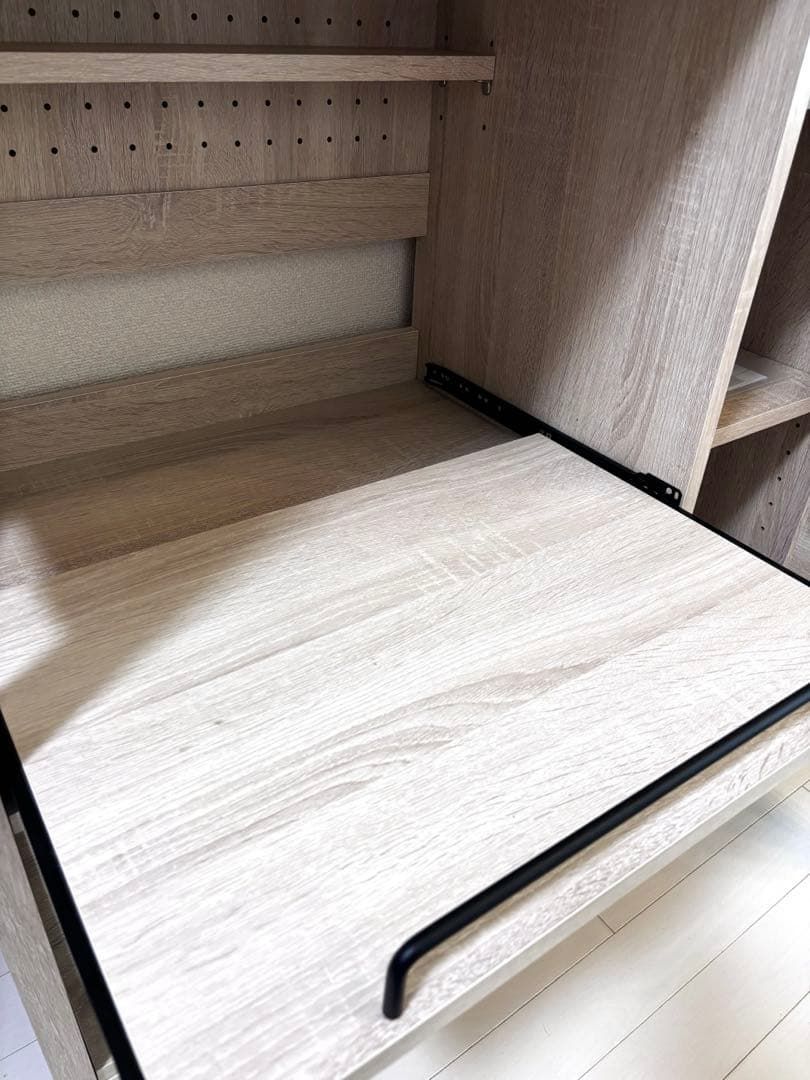 ニトリ レンジボード キッチンボード アイボリー（幅85.4）5/2-6発送不可