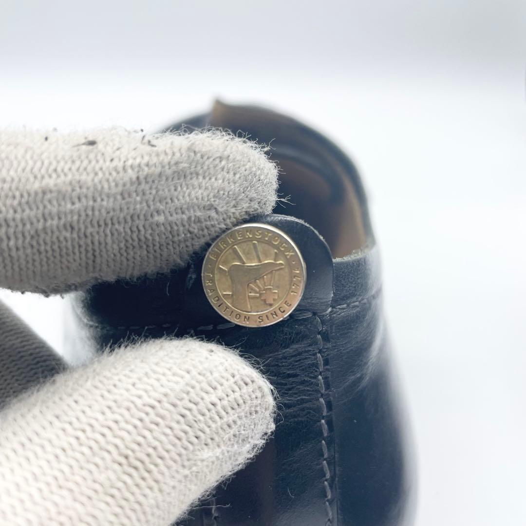 BIRKENSTOCK TIMMINS 革靴 uチップ レザー 黒 26.0cm