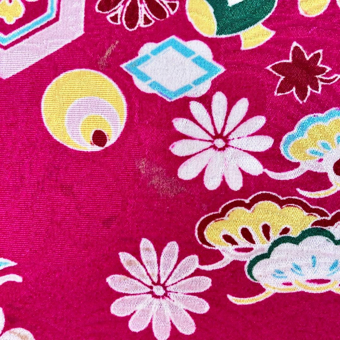 ★レトロ　アンティーク　女の子　子供着物　七五三　7歳 大正ロマン　NO2