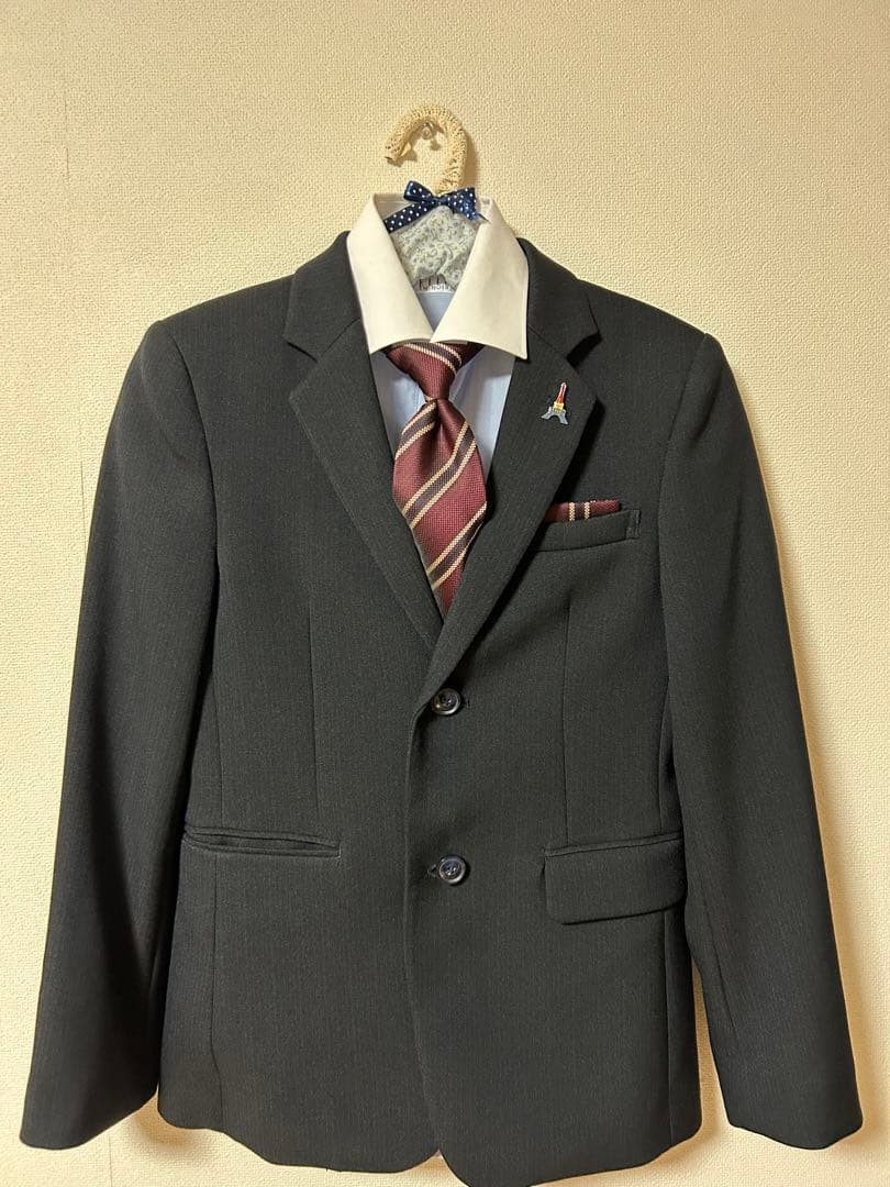 スーツ ブレザー 150cm ELLE EN NOIR 男の子　卒業式
